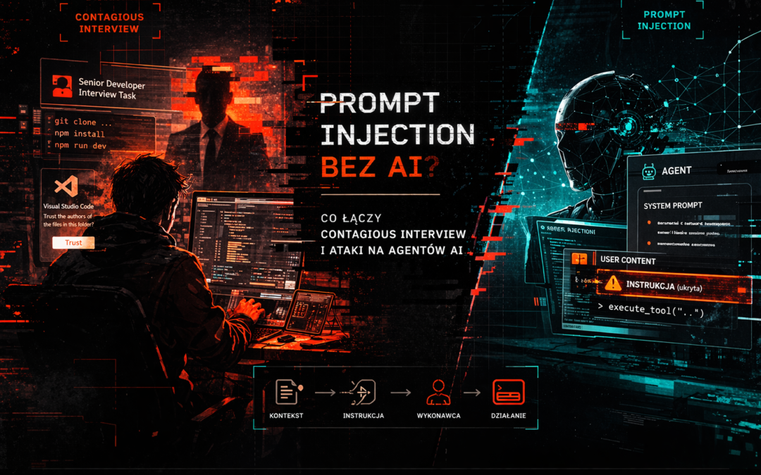 Prompt injection bez AI? Co łączy Contagious Interview i ataki na agentów AI