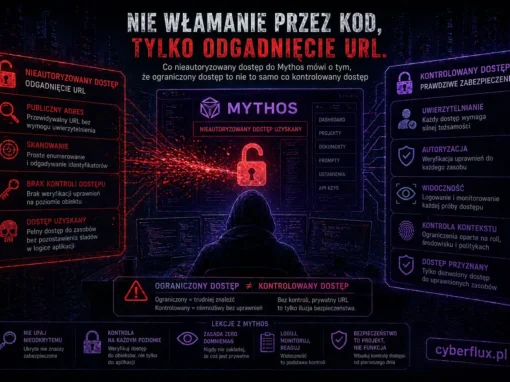 Nie włamanie przez kod, tylko odgadnięcie URL. Co nieautoryzowany dostęp do Mythos mówi o tym, że ograniczony dostęp to nie to samo co kontrolowany dostęp
