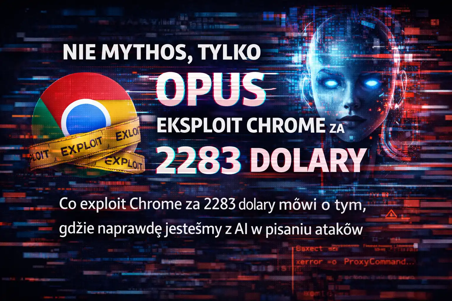 Nie Mythos, tylko Opus. Co exploit Chrome za 2283 dolary mówi o tym, gdzie naprawdę jesteśmy z AI w pisaniu ataków