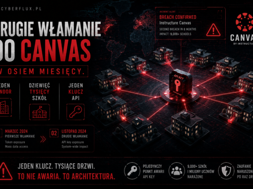 Drugie włamanie do Canvas w osiem miesięcy. Jeden vendor, dziewięć tysięcy szkół, jeden klucz API