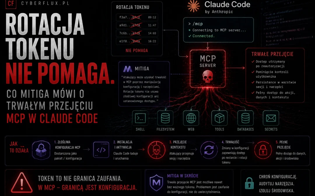 Rotacja tokenu nie pomaga. Co Mitiga mówi o trwałym przejęciu MCP w Claude Code