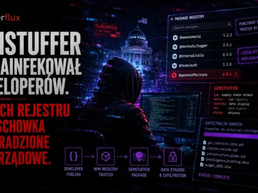 GemStuffer nie zainfekował deweloperów. Użył ich rejestru jako schowka na skradzione dane rządowe.