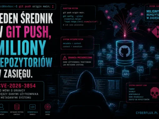 Jeden średnik w git push, miliony repozytoriów w zasięgu. Co CVE-2026-3854 mówi o granicy między danymi użytkownika a metadanymi systemu