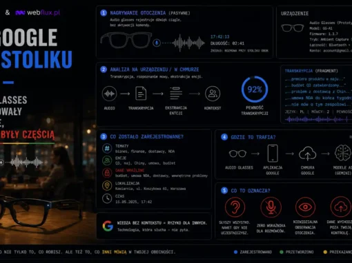 Hey Google przy stoliku obok — co audio glasses zarejestrowały o rozmowie której nie były częścią