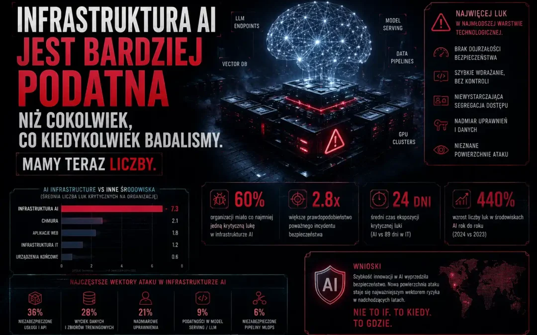 Infrastruktura AI jest bardziej podatna niż cokolwiek innego co kiedykolwiek zbadaliśmy. Mamy teraz liczby.