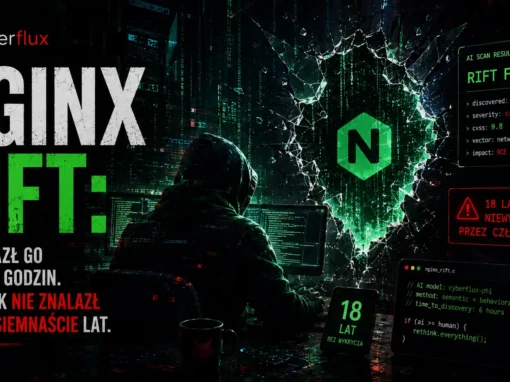 NGINX Rift: AI znalazł go w sześć godzin. Człowiek nie znalazł przez osiemnaście lat.