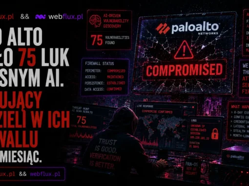 Palo Alto znalazło 75 luk własnym AI. Atakujący siedzieli w ich firewallu przez miesiąc.