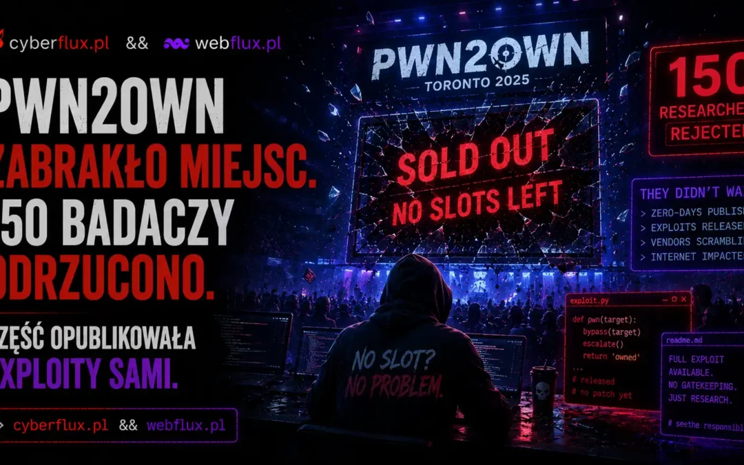 Pwn2Own zabrakło miejsc. 150 badaczy odrzucono. Część opublikowała exploity sami.