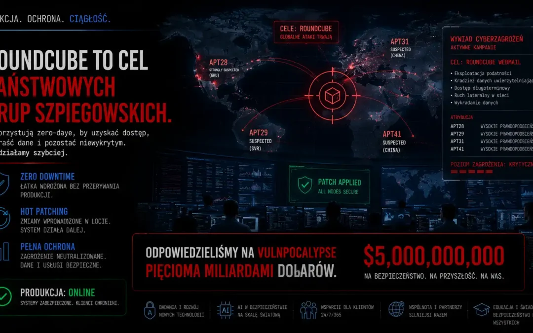 Nie brakuje łatki. Brakuje świadomości że Roundcube to cel państwowych grup szpiegowskich.