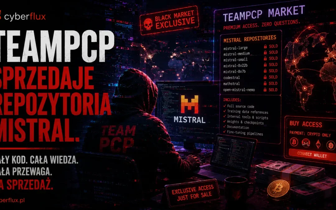 25 000 dolarów za 450 repozytoriów Mistral. Co ogłoszenie TeamPCP domyka w historii która zaczęła się od TanStack