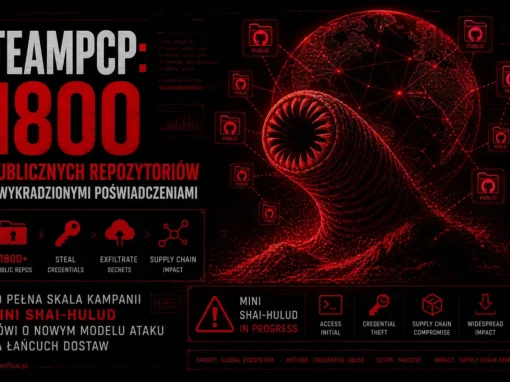 TeamPCP: 1800 publicznych repozytoriów z wykradzionymi poświadczeniami. Co pełna skala kampanii Mini Shai-Hulud mówi o nowym modelu ataku na łańcuch dostaw