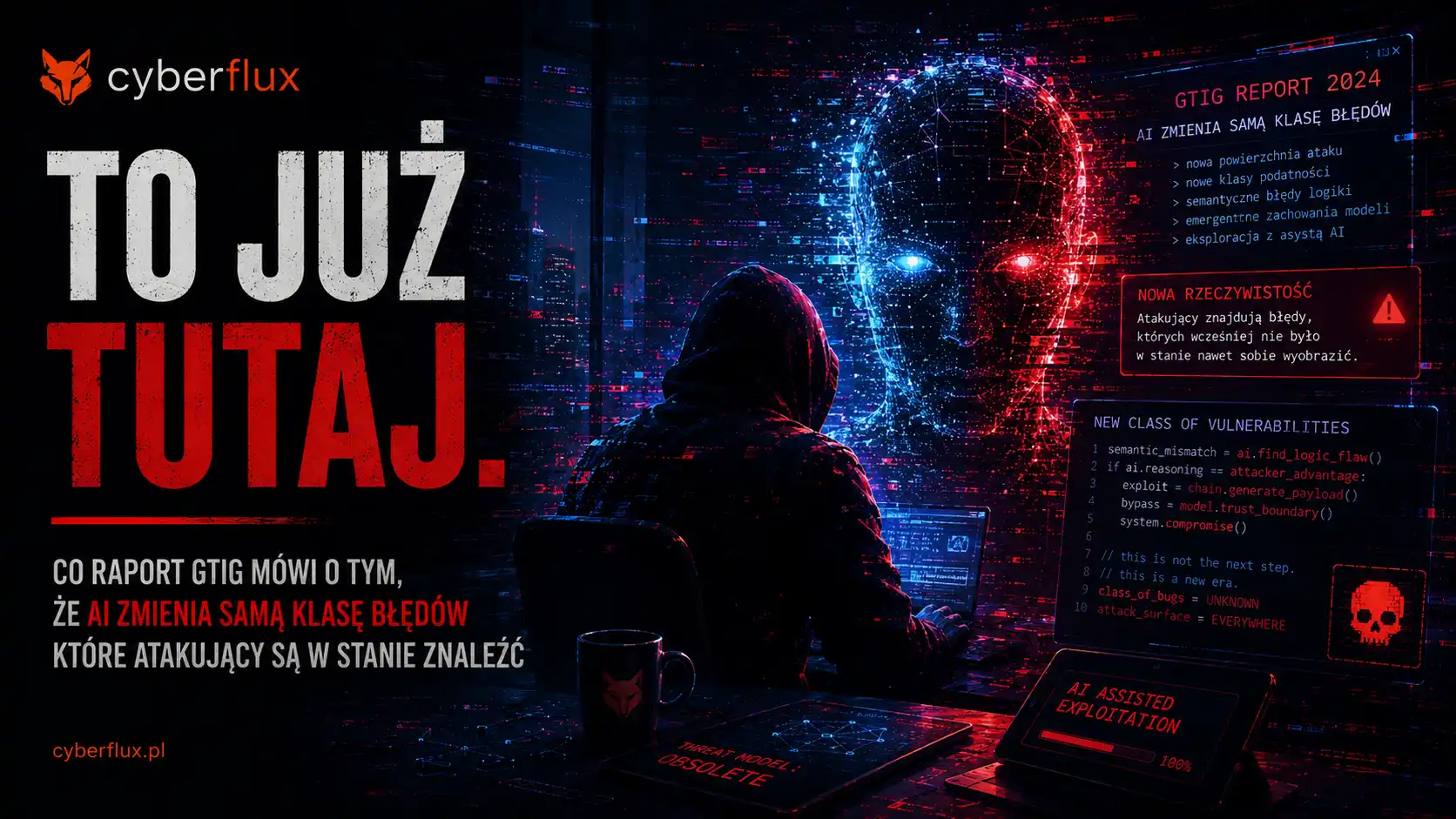 "To już tutaj." Co raport GTIG mówi o tym, że AI zmienia samą klasę błędów które atakujący są w stanie znaleźć
