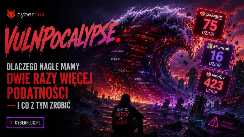 Vulnpocalypse. Dlaczego nagle mamy dwie razy więcej podatności — i co z tym zrobić