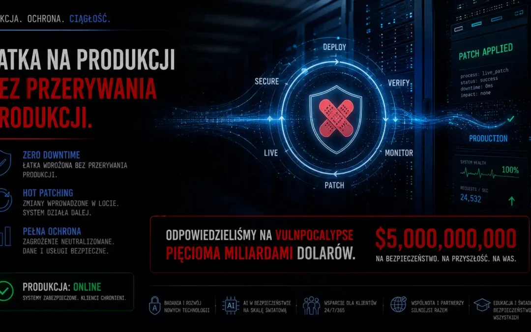 Łatka na produkcji bez przerywania produkcji. Co IBM i Red Hat odpowiedzieli na vulnpocalypse pięcioma miliardami dolarów