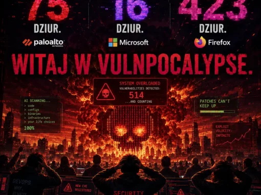 Palo Alto znalazł 75 dziur. Microsoft 16. Firefox 423. Witaj w vulnpocalypse.