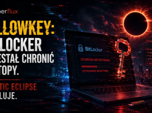 YellowKey: BitLocker przestał chronić laptopy. Chaotic Eclipse eskaluje.