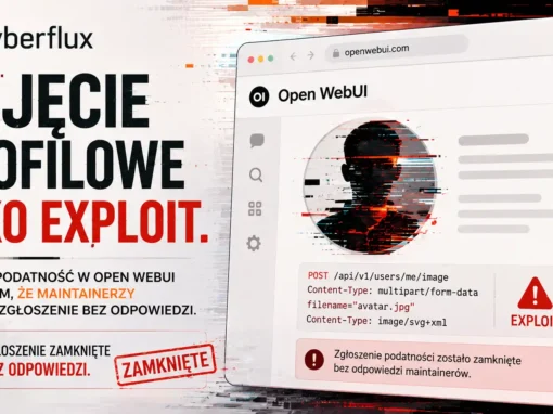 Zdjęcie profilowe jako exploit. Co nowa podatność w Open WebUI mówi o tym, że maintainerzy zamknęli zgłoszenie bez odpowiedzi