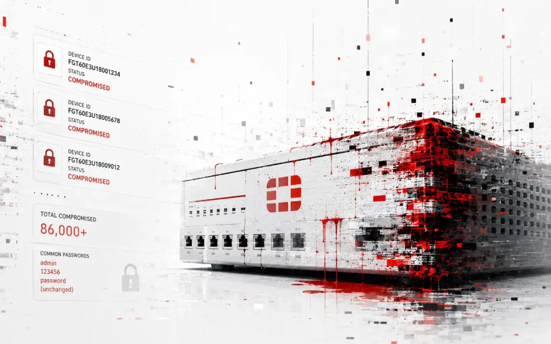 FortiBleed: w nazwie jest „bleed”, ale nie ma żadnego exploita. 86 tysięcy firewalli przejętych hasłami, których nikt nie zmienił po poprzednich włamaniach.