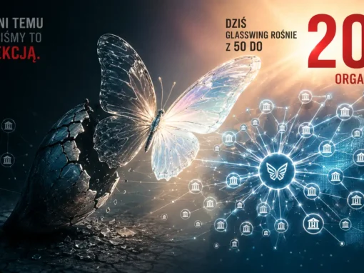 Trzy dni temu nazwaliśmy to projekcją. Dziś Glasswing rośnie z 50 do 200 organizacji