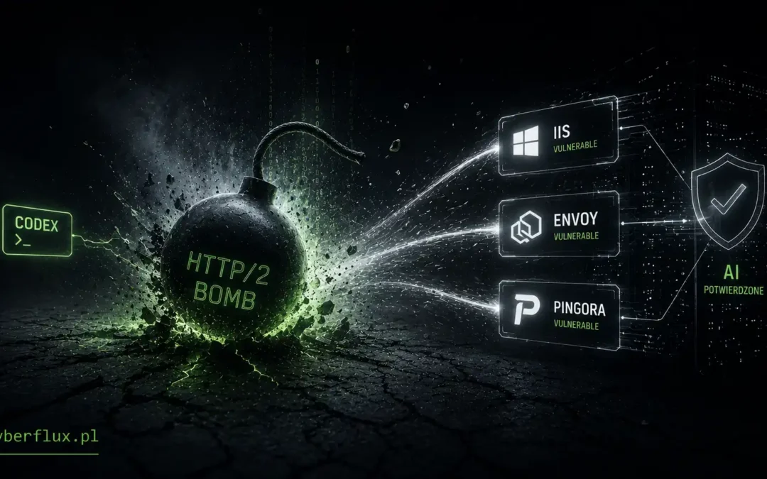 Codex znalazł HTTP/2 Bomb. Potem te same łatki posłużyły AI do potwierdzenia, że podatne są też IIS, Envoy i Pingora.