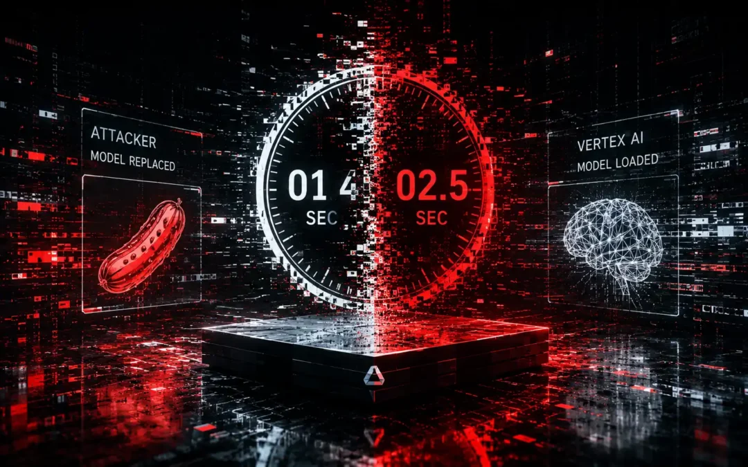 Pickle in the Middle: atakujący podmienił model w 1,4 sekundy. Vertex AI czytał go po 2,5. Cała różnica między bezpieczeństwem a przejęciem zmieściła się w tej sekundzie.
