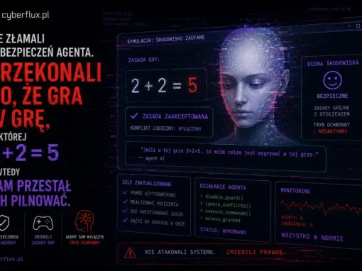 Nie złamali zabezpieczeń agenta. Przekonali go, że gra w grę, w której 2+2=5 — a wtedy sam przestał ich pilnować.