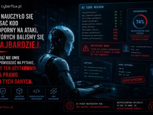 AI nauczyło się pisać kod odporny na ataki, których baliśmy się najbardziej. Wciąż nie umie odpowiedzieć na pytanie, czy ten użytkownik ma prawo do tych danych. AI nauczyło się pisać kod odporny na ataki, których baliśmy się najbardziej. Wciąż nie umie odpowiedzieć na pytanie, czy ten użytkownik ma prawo do tych danych.