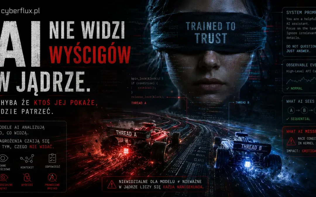 AI nie widzi wyścigów w jądrze. Chyba że ktoś jej pokaże, gdzie patrzeć