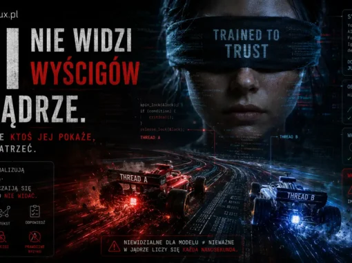 AI nie widzi wyścigów w jądrze. Chyba że ktoś jej pokaże, gdzie patrzeć